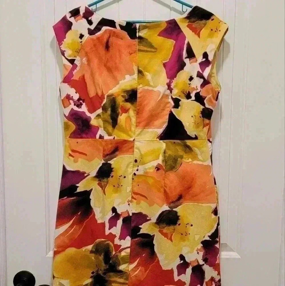 Apt 9 Flowered Mini Dress Ready for Spring Size 16 - Picture 4 of 4